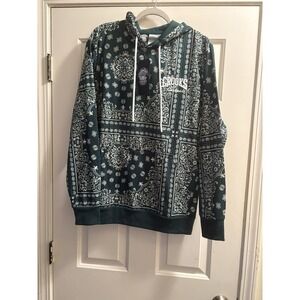 Crooks & Castles Hoodie Green/White Lightweight Men's Size Large New with Tags